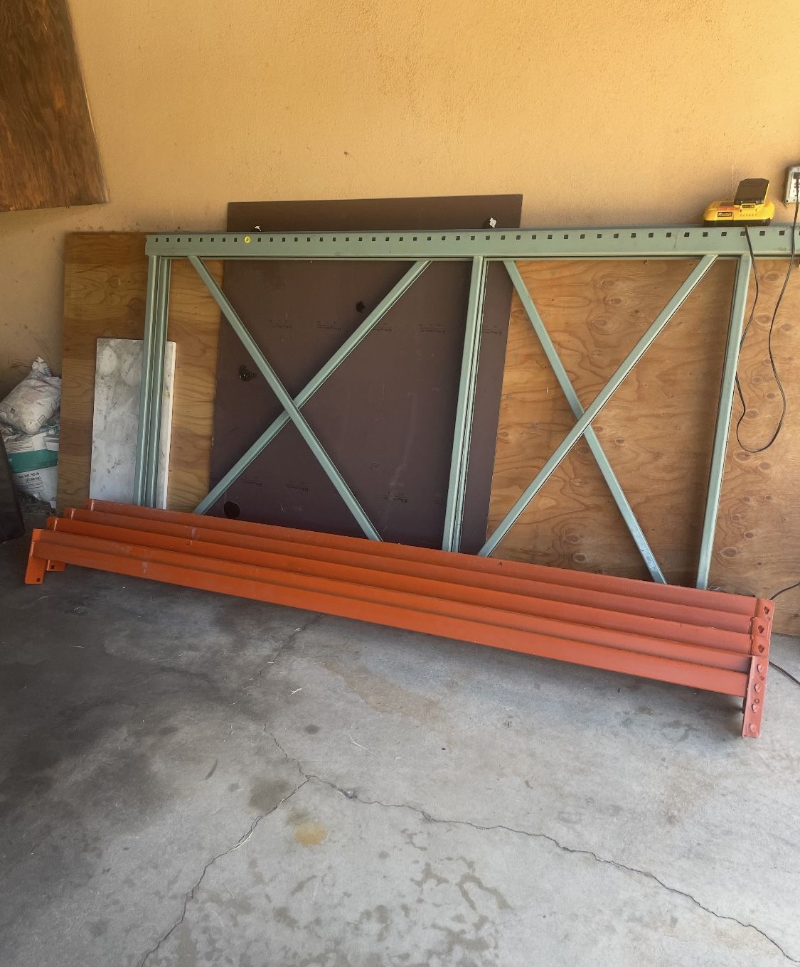 Industrial storage rack 8ft tall, 102 inches wide, 42 inches deep storage space (3) shelves