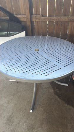 mesa de eluminio