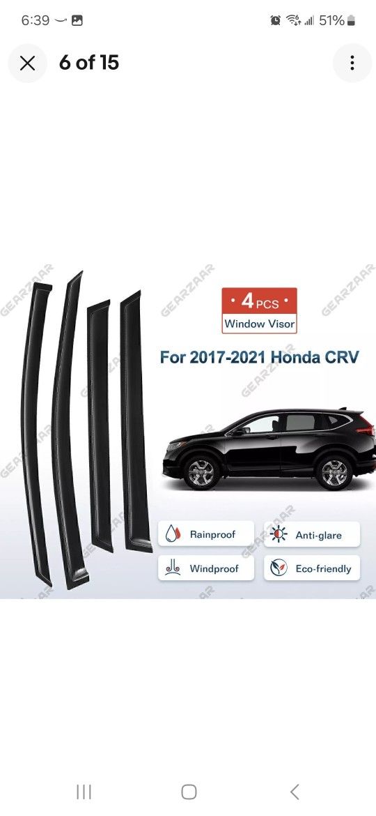 2017-21 Honda CRV Rain Guards 