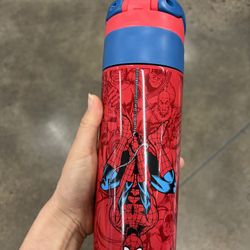 NWT Licensed  Marvel Spiderman stainless steel Water Bottle