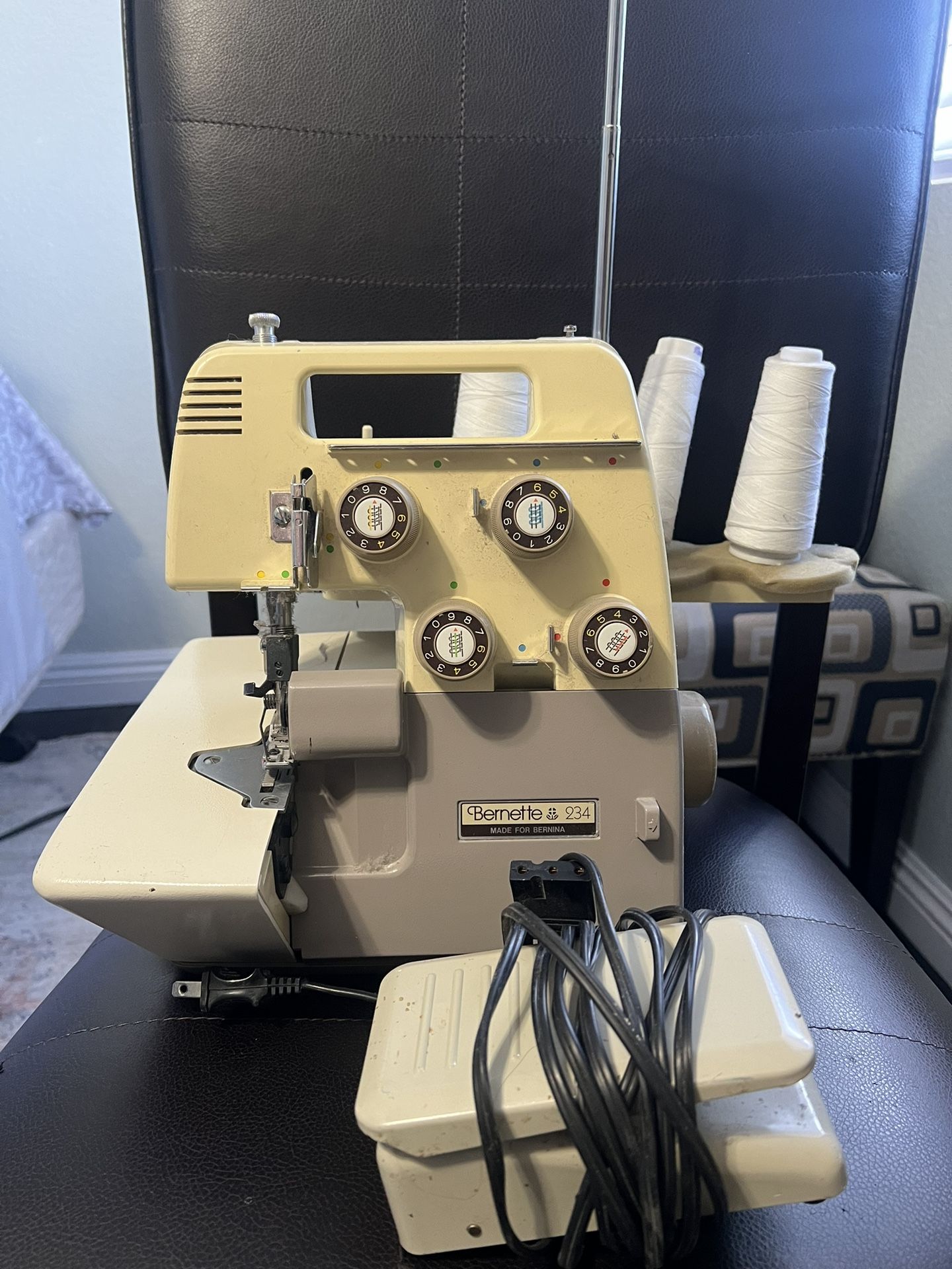 Vintage Bernette 234 Bernina Overlock Serger Sewing Machine