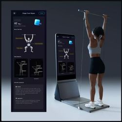 AEKE k1 Smart Home Gym With 43” 4k Touchscreen 