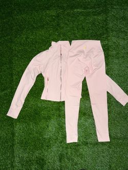 Light Pink Define Jacket and Leggings Set