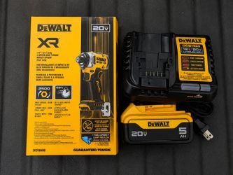 DEWALT XR 20V MAX Impact Driver Kit