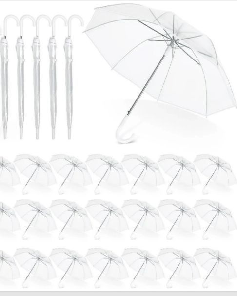 Aodaer Clear Wedding Umbrella#3123LT4