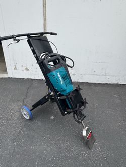 Trolley hammer cart Trolley hammer cart with hammer and tile smasher chisel