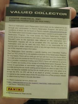 Valued collector card Dylan swan