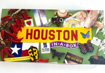 HOUSTON In A Box "Houston Opoly" Monopoly Style BOARD GAME for AGES 8+