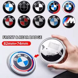 BMW Hood And Trunk Badge Ornament Roundel Bonnet Emblem 2 sizes available. Other Pics Sold Separately SHIPPING AVAILABLE