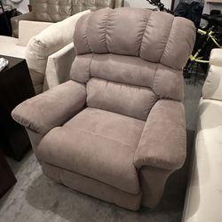 Brown Fabric Recliner Sofa Chair – Sturdy & Comfortable 