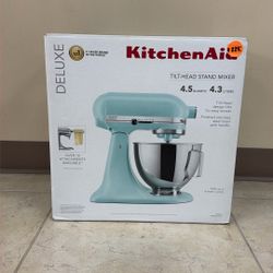 KITCHEN AID DELUXE TILT-HEAD STAND MIXER 4.5QT KSM97MI MINERAL WATER 