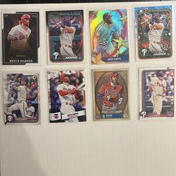 Bryce Harper baseball card lot