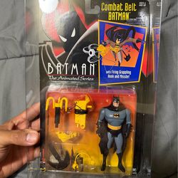 Batman Animated Series Combat Belt  with  “Toys R Us“ Label Collectible! 1992