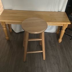 Table And Stool 