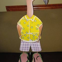 Flamingo Plant Holder 