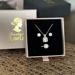 925 Sterling Silver Jewelry Set 