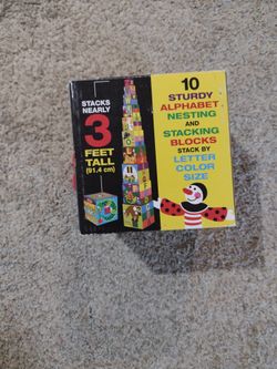 Alphabet Nesting And Stacking Developmental Toy