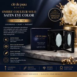 Clé de Peau Beauté Ombre Couleur Solo Satin Eye Color #112 Eyeshadow 2g / 0.07 oz New 
