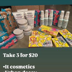 Mix & match makeup 3 for $20