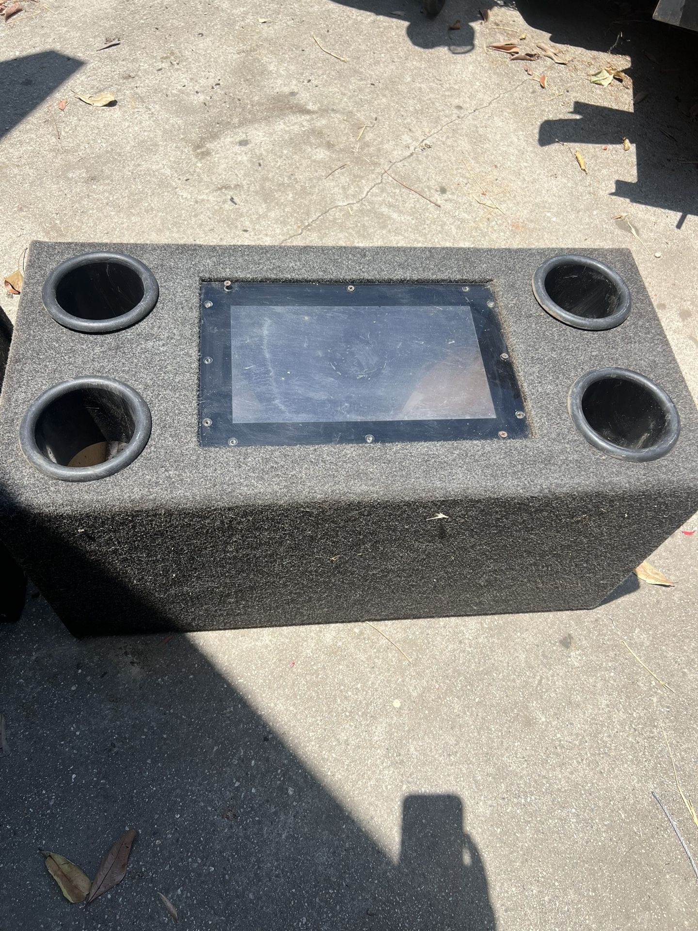 Subwoofer box