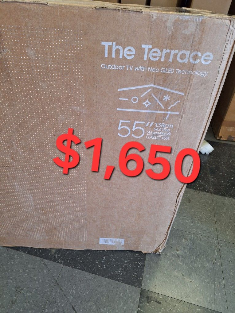 SAMSUNG 55"INCH QLED 4K THE TERRANCE OUTDOOR TV LST7D