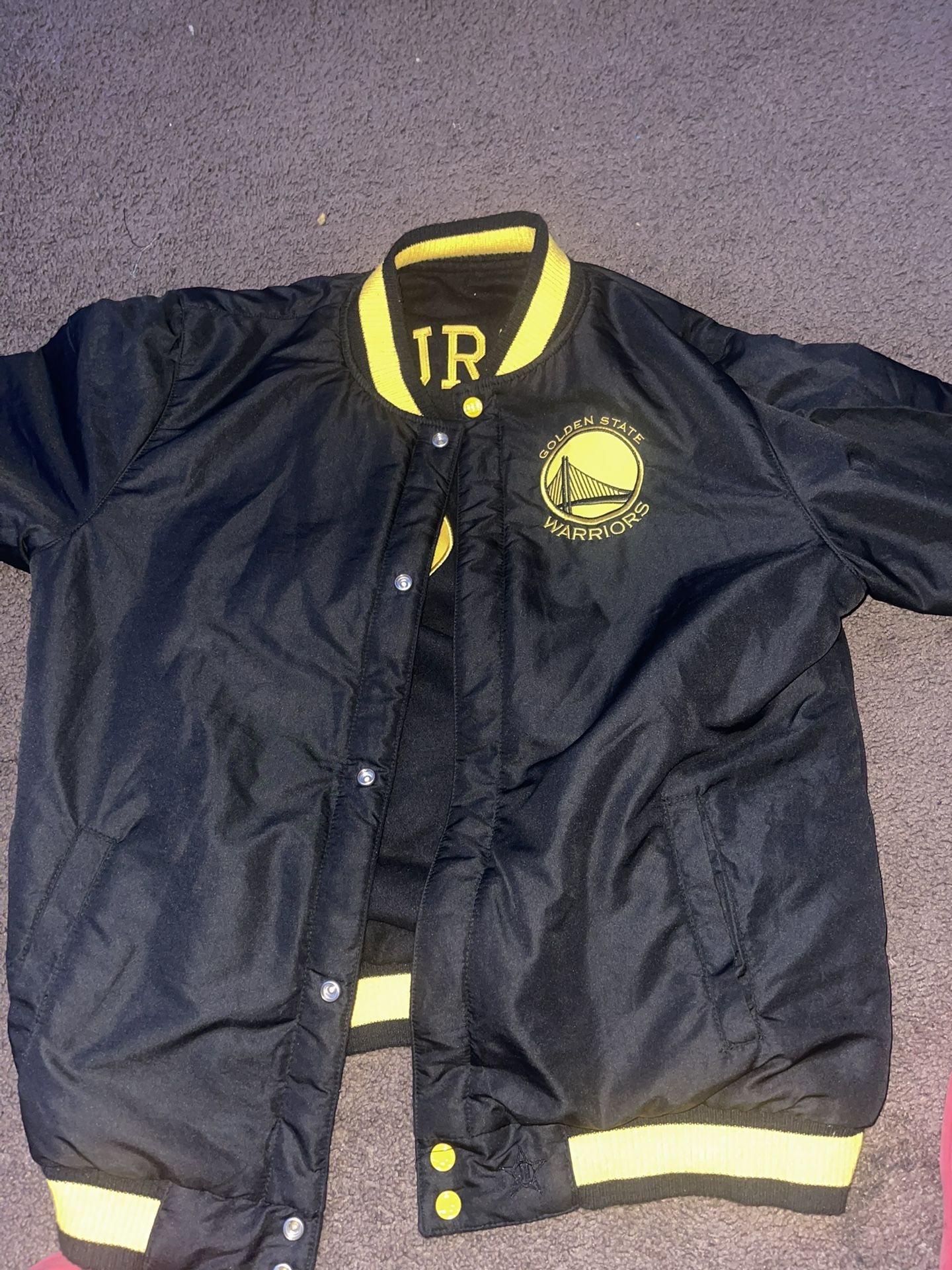 JH Design Reversible Warriors Stephen Curry Jacket