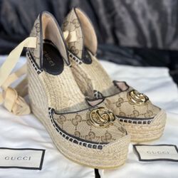 Gucci Marmont 5.5 Wedges 