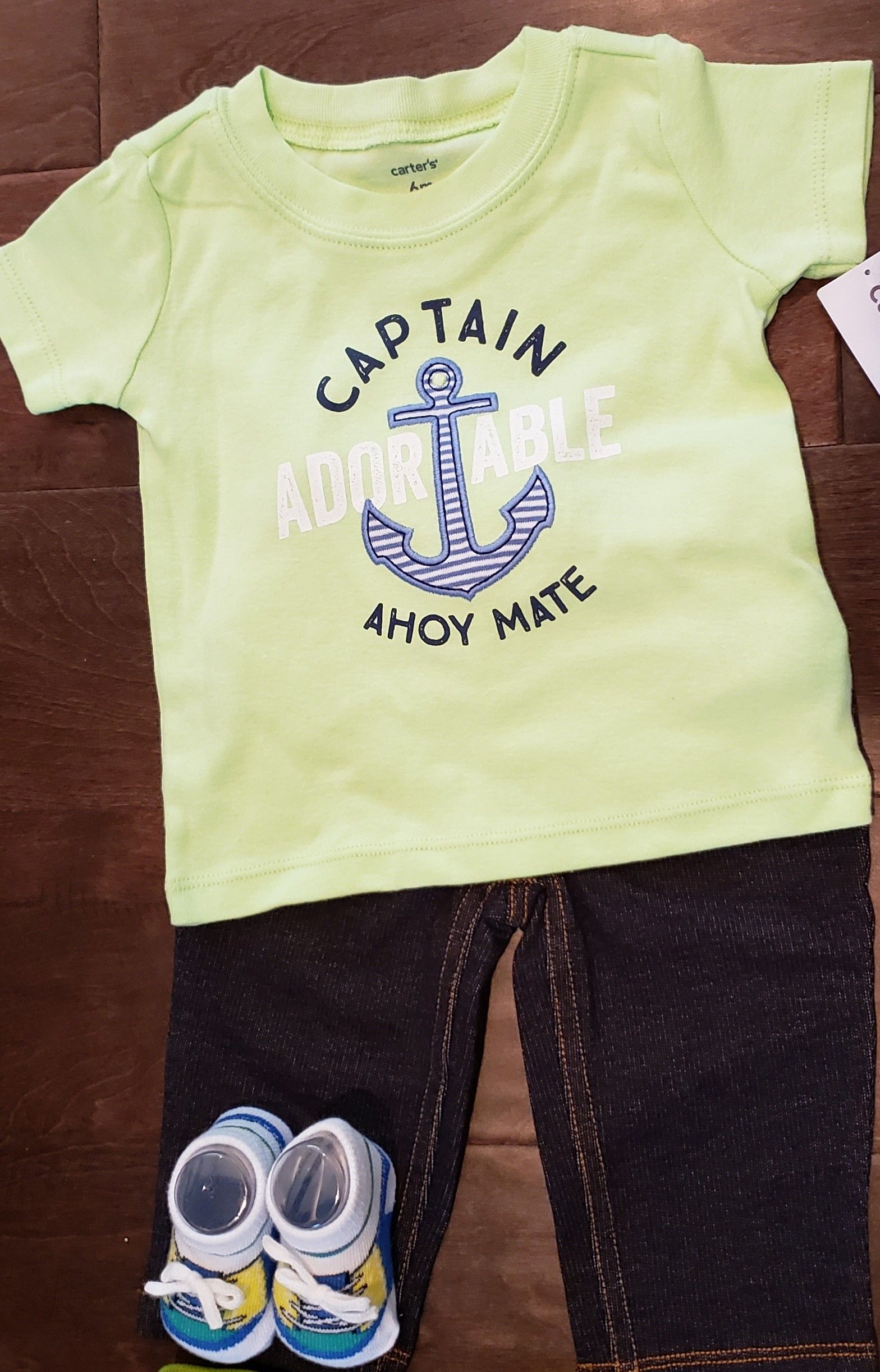 FOUR - 6 month boys outfits by Carter