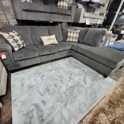 Elegant Sectional, L Shape, Smoke Color, SKU#1083905R
