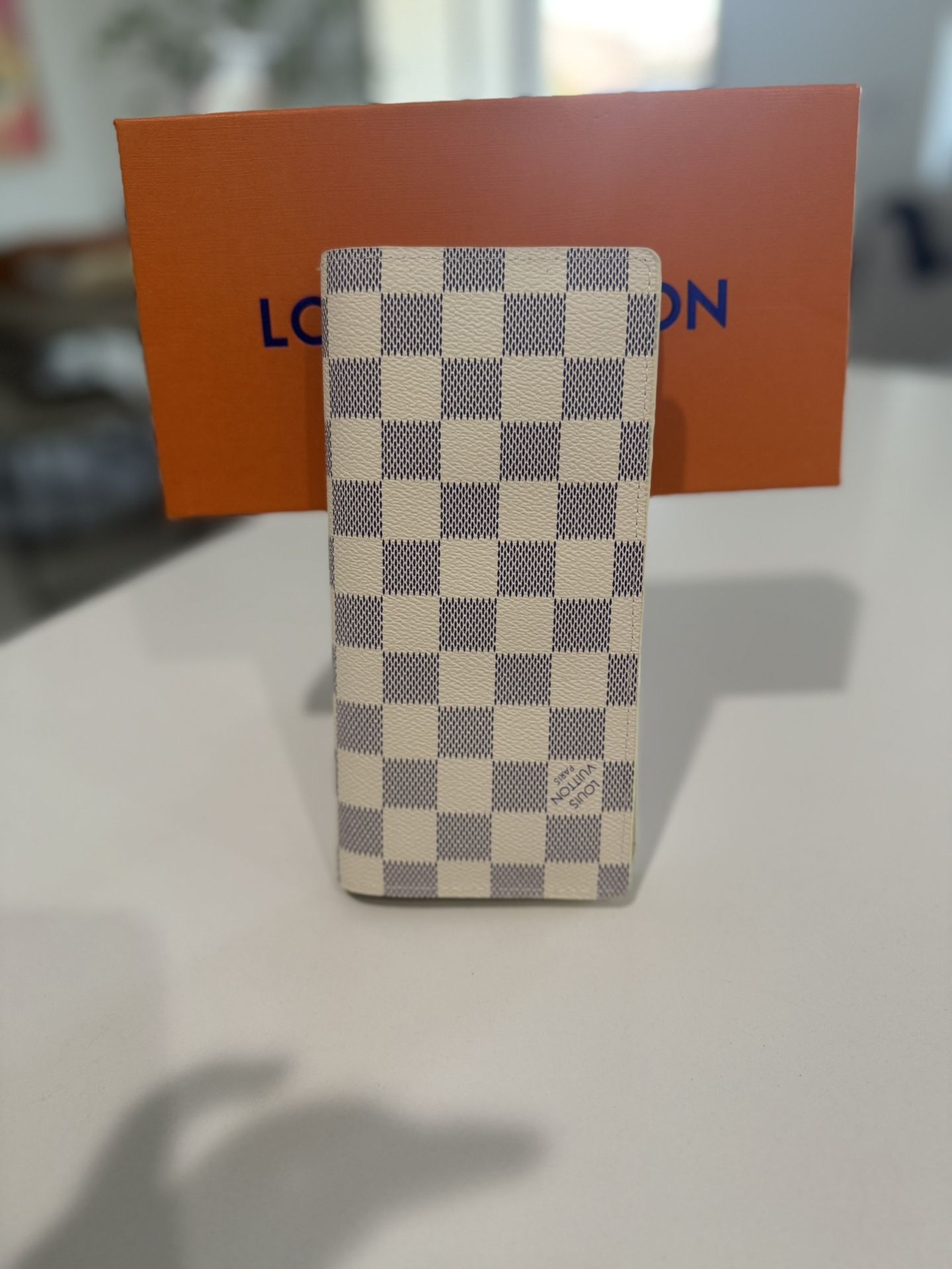 White Damier Wallet