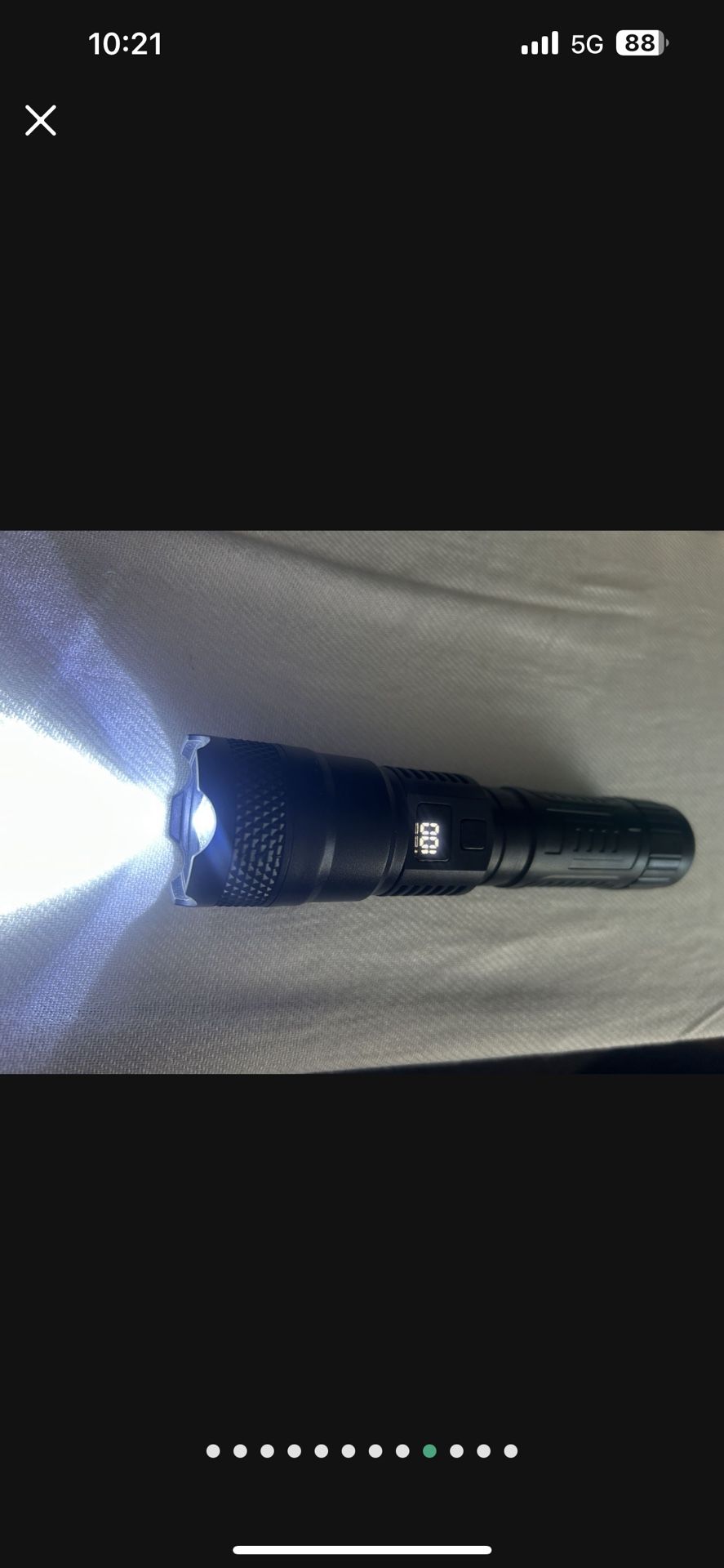Powerful P70 Led Flashlights 5000LM Ultra Bright Tactical Light Emergency Spotlights Telescopic Zoom Light Built-in Battery