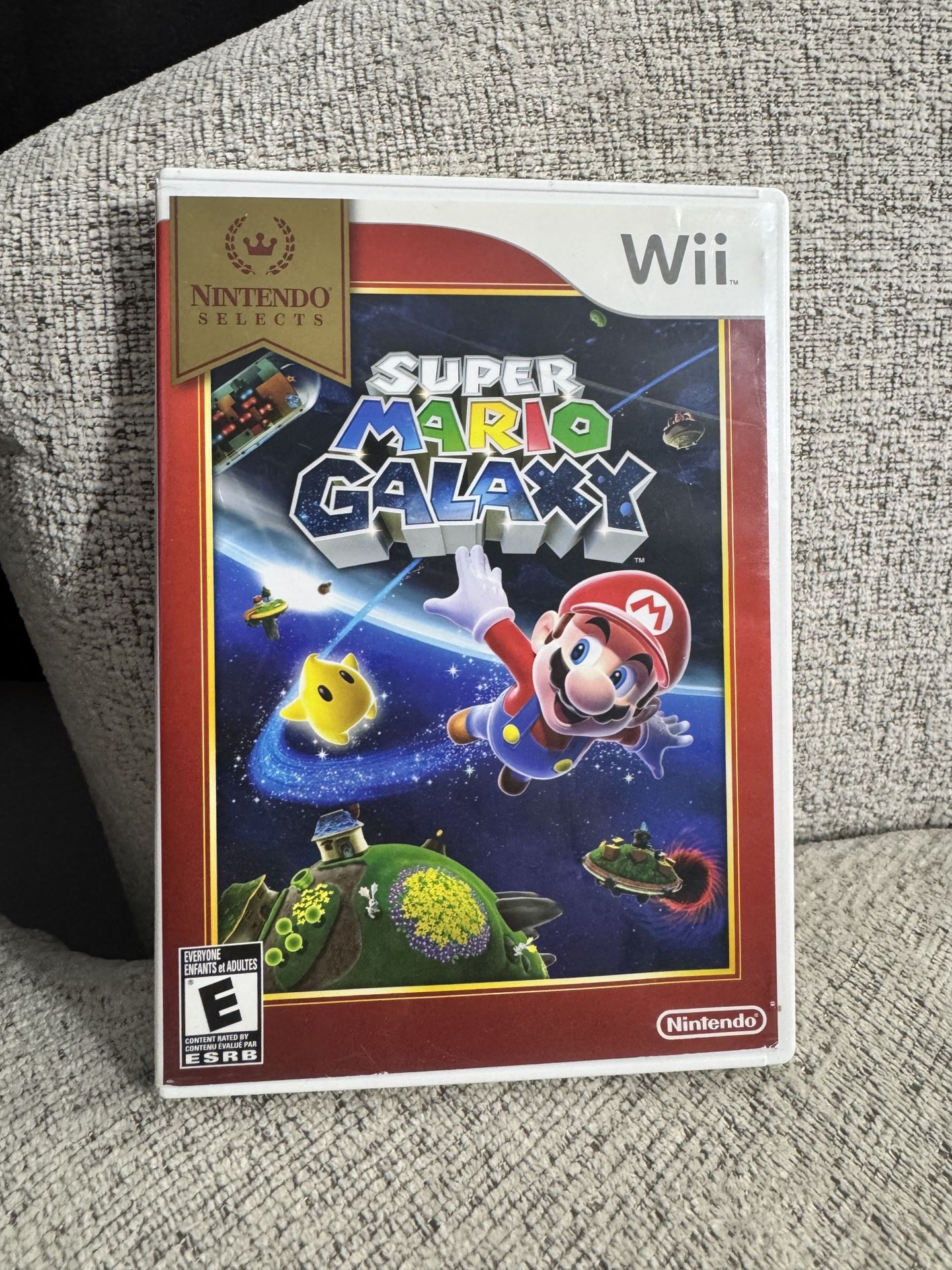 Super Mario Galaxy Nintendo Selects Wii Video Game Tested Complete CIB 2007