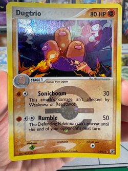 Dugtrio reverse holo - EX FireRed & LeafGreen