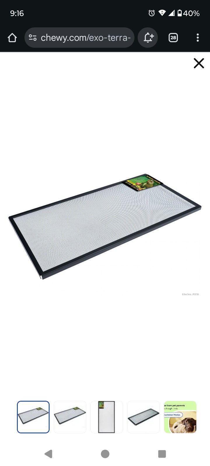 40 Gallon Screen Top