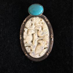 Sterling Silver Pendant / Brooch