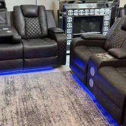 Vendo Sofa Y Loverseat Reclinable 