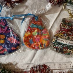 Christmas Cat Cloth Sachets