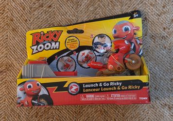 Ricky Zoom Launch & Go Ricky Motorcycle Playset Toy by TOMY Brand New NIB