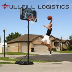 Lifetime Adjustable Portable Basketball Hoop, 44 inch HDPE Plastic Impact (90759)