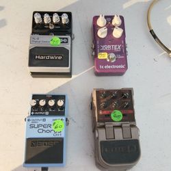 Guitar Pedals Priced As Shown