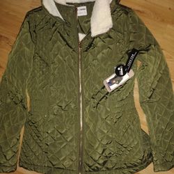 CISONO Outerwear Jacket Size L Color Olive