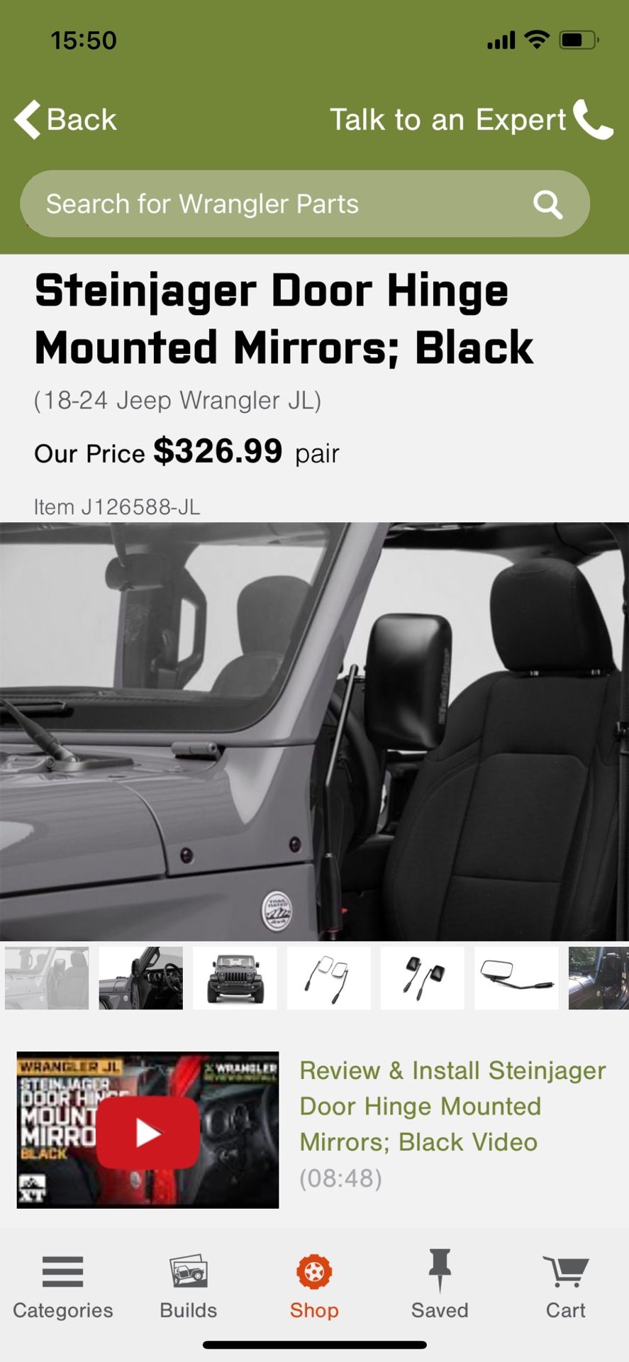 Jeep Wrangler Mirrors
