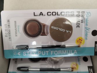 Eyebrow pomade, lip gloss, lip cream, lip liners