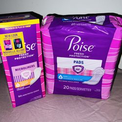 Poise Pads And Micro liners