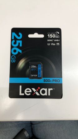 Lexar High Performance Pro SD V30 256gb Brand New