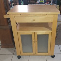 Wooden Kitchen Cart