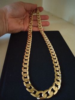 Gold Deep Plated Necklace Chain Jewelry