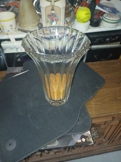 Large Crystal Vase