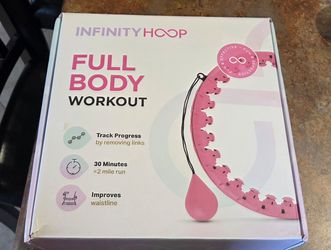 Pink Infinity Hoop with Sweat Belt
