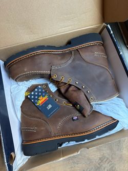 Thorogood 6" 1957 Moc Toe Steel Toe Work Boots Size 12 D